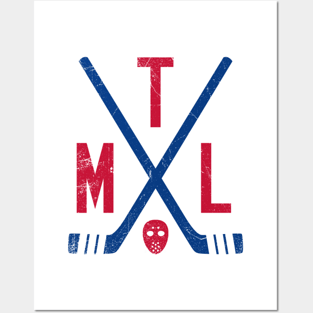 MTL Retro Sticks - White Wall Art by KFig21